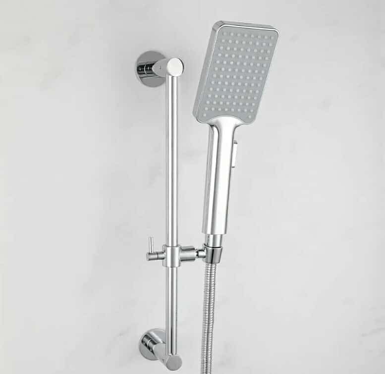 Shower Slide Bar Adjustable Handheld Shower Head Holder Wall Mount - 15inch - Image 8