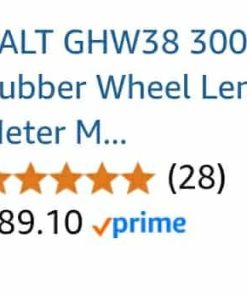 Alternative view of CALT GHW38 200mm Roller Rubber Wheel Length Position Meter Measuring Pulse Rotary Encoder 200PPR Push-Pull Output Steel Mounting Spring Bracket for Lift Rail)