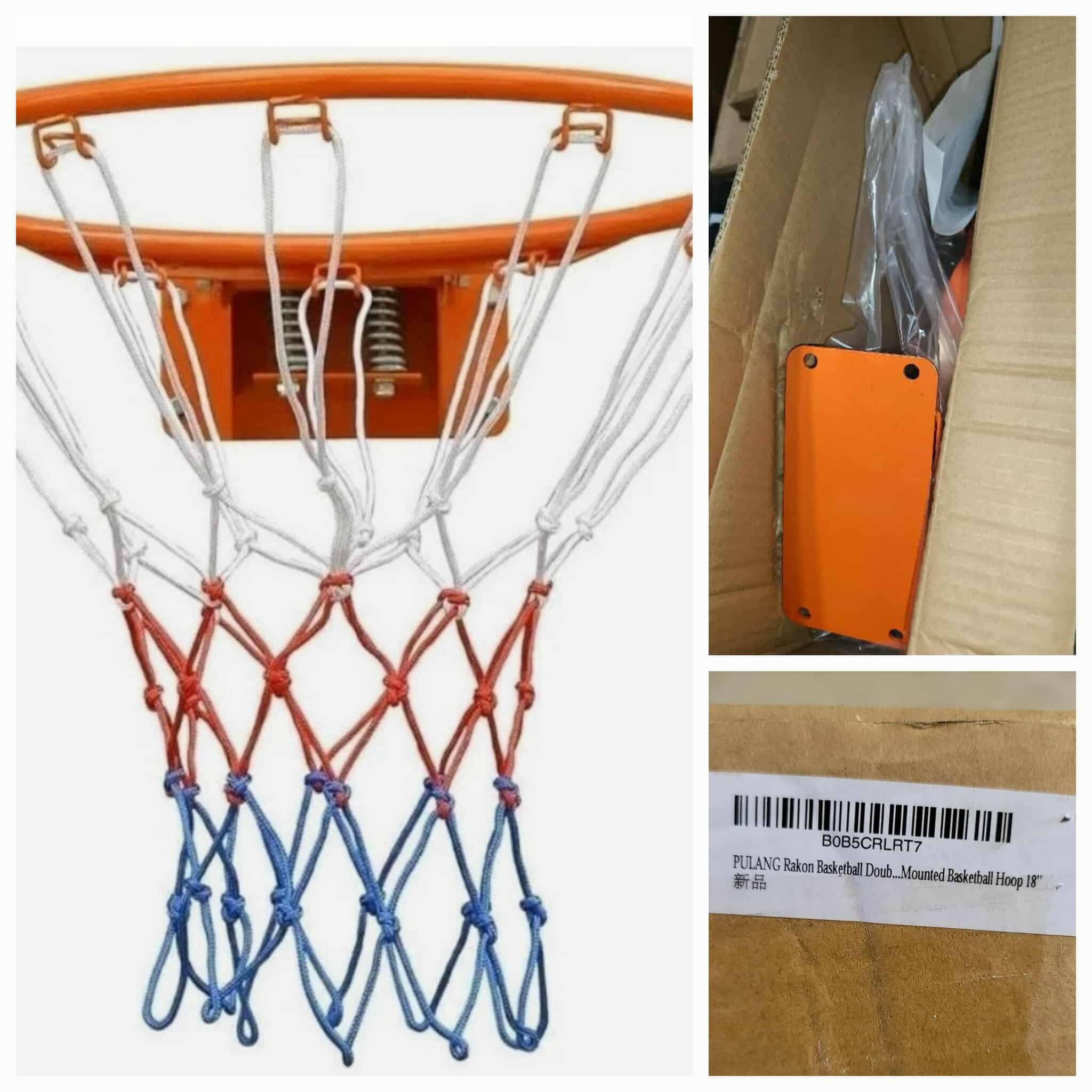 Rakon Basketball Double Spring Solid Rim And Net Wall Mounted - Image 2