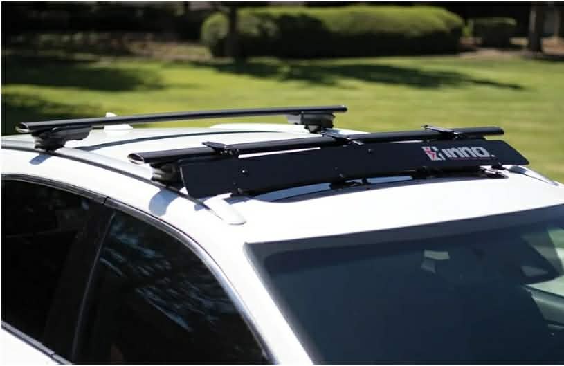 Medium Universal Mount (Fits Rounds, Square, Aero and Most Factory Bars) Fairing for Mid-Size Cars and SUV's - 40-Inch (Black) - Image 6