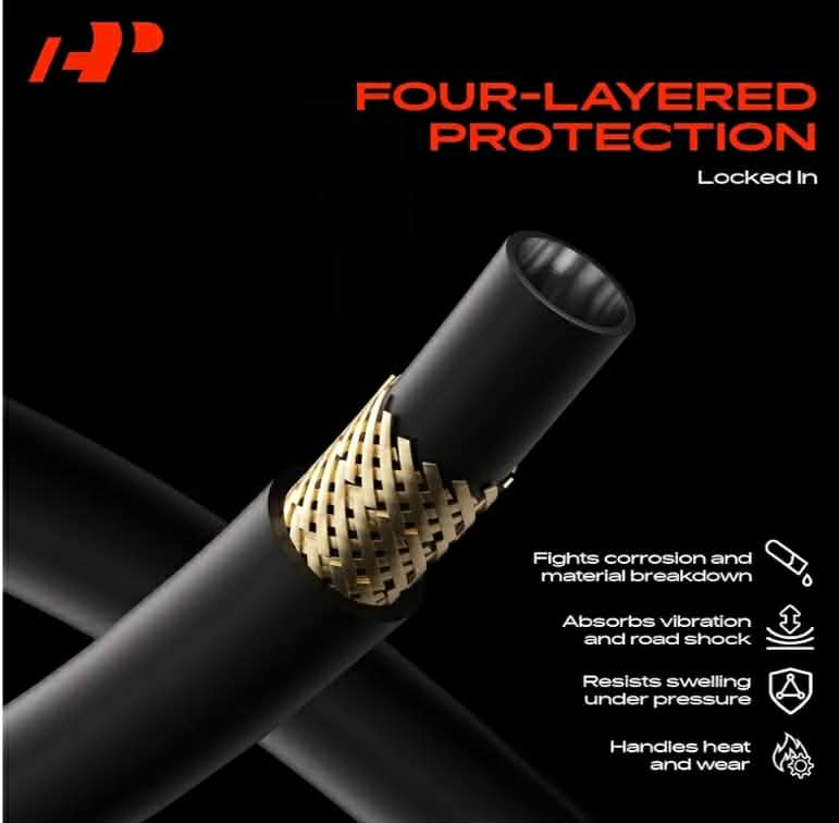Power Steering Pressure & Return Hoses Line Assembly - Image 6