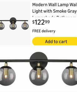 Alternative view of 3-Light Vanity Light 21.26 Inch, Oil Rubbed Bronze Finish with Globe Glass Shade