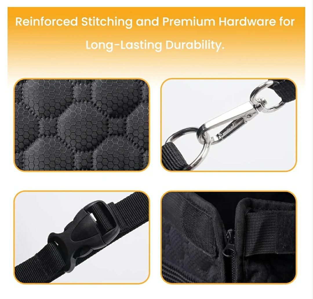 XL Large Dog Car Seat Cover with Dog Bed Mat for Back Seat Half - Image 8