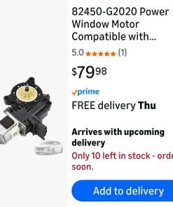 Alternative view of 82450-G2020 Power Window Motor Compatible with Hyundai