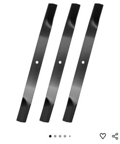 502324 Mower Blades 3pk Compatible with King Kutter 6' Finish Mowers, 72" Finishing Mower Blades