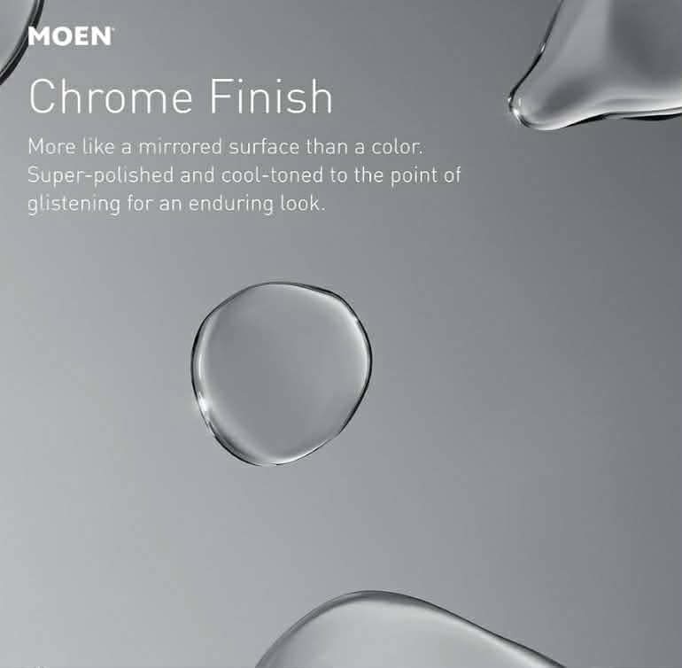 Moen TL2369EP Chateau Single-Handle Posi-Temp Eco-Performance Tub and Shower Trim Kit, Valve Required, Chrome, Showerhead, Lever Handle - Image 6