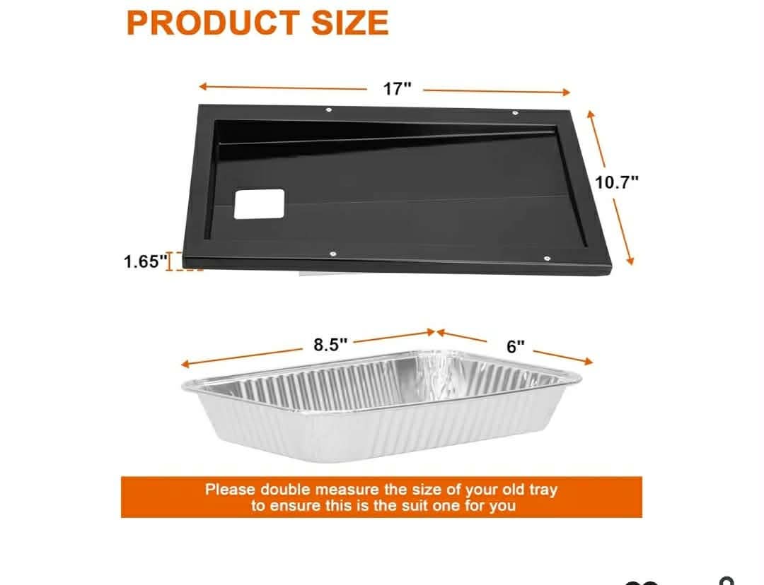 DELSbbq 91353 Grease Tray with 10-Pcs 6415 Drip Pan Liner - Image 7