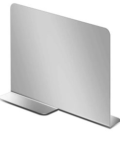12"H Stainless Steel Commercial Ice Bin Partition, 14.5"L x 5"D Heavy Duty Divider, 1.45mm Thickness, Fits Ice Bin, Removable Organizer