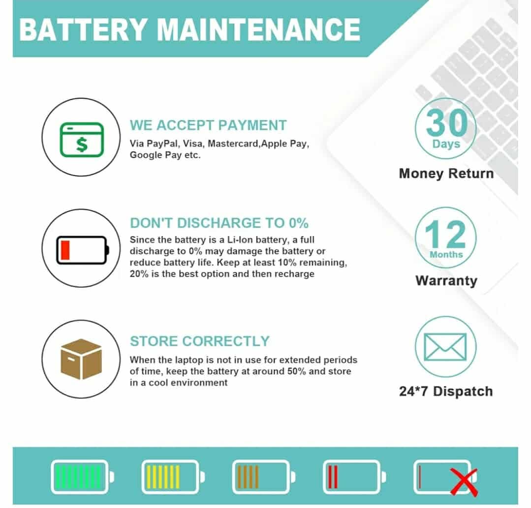 Laptop Battery for Dell Latitude - Image 8