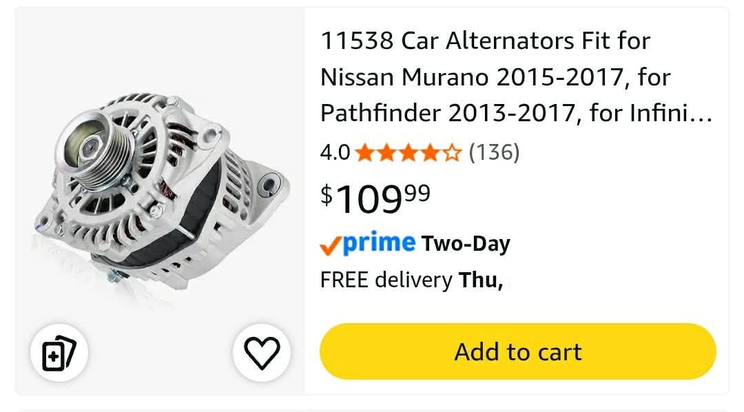 11538 Car Alternators Fit for Nissan - Image 2