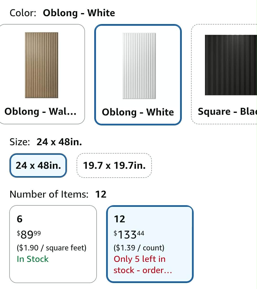 12-Pack Slat Design 3D Wall Panels for Interior Wall Decor, 2x4 FT PVC Decorative Drop Ceiling Tiles - White - Image 11