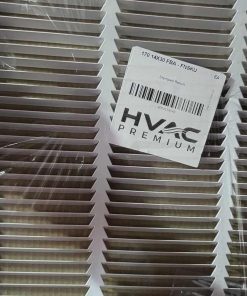 Alternative view of HVAC Premium 14'' x 30'' [Duct Opening] Flat Stamped Steel Return Air Grille - Sidewall and Ceiling