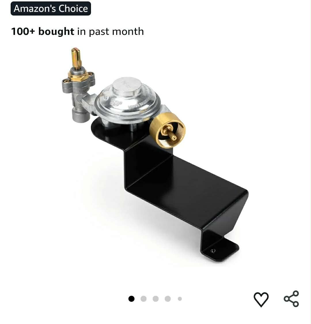 Stanbroil Gas Grill Replacement Valve Regulator Assembly for Weber Q1000 Q1200
