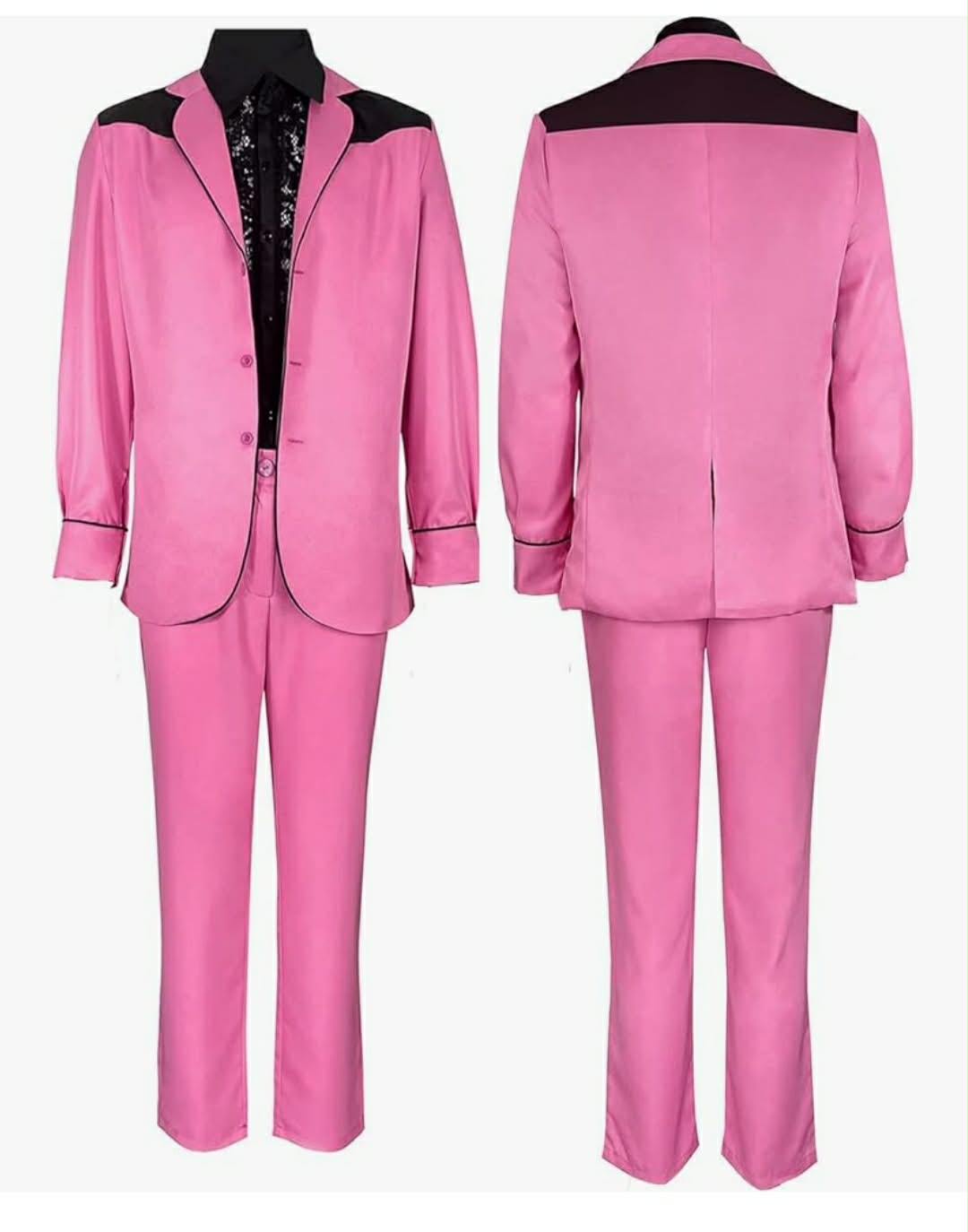 Mens Suit Cosplay Costume Halloween Uniform Outfits Blazer Jacket Shirt and Pants, XS