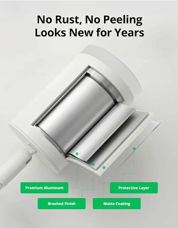 Track Lighting Fixtures Ceiling Mount for Kitchen, White 6 Way LED Spot Lights Indoor, Flexible Modern Track Light - Image 11