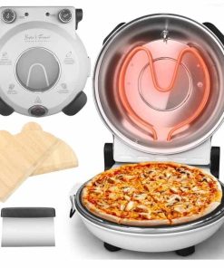 Electric Pizza Oven Indoor Countertop, 12 Inch Maker Machine