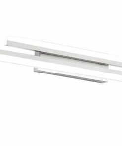 Vanity Light Dimmable 3 Colors Changeable 48in Modern Brushed Nickel LED Bathroom Light Fixtures