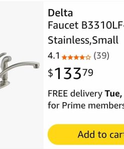 Alternative view of Delta Faucet B3310LF-SS, Stainless, Kitchen Faucet with Sprayer