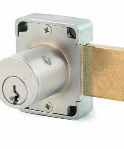 Deadbolt Lock | 7/8” Chrome Key US26D | NATL KA915 Easily Rekeyable Cabinet Door Lock, Keyed Alike | Grade 1 Door Locks with Keys
