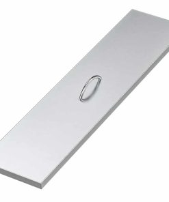 Stanbroil Fire Pit Lid Fits 36 x 6 Inches Linear Drop-in Burner Pan, Solid Stainless Steel Cover for Outside Firepit