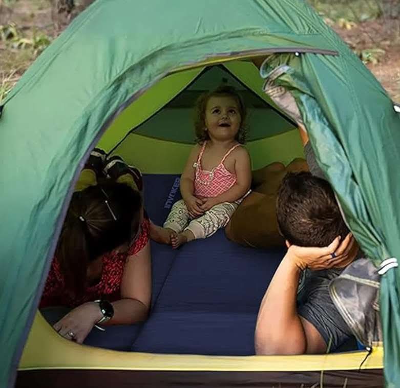 3.15" Camping Sleeping pad, Ultra-Thick Elasticity Foam Fast Self-Inflating 4-Season Insulated Durable Camping Mat Air Mattress - Image 11