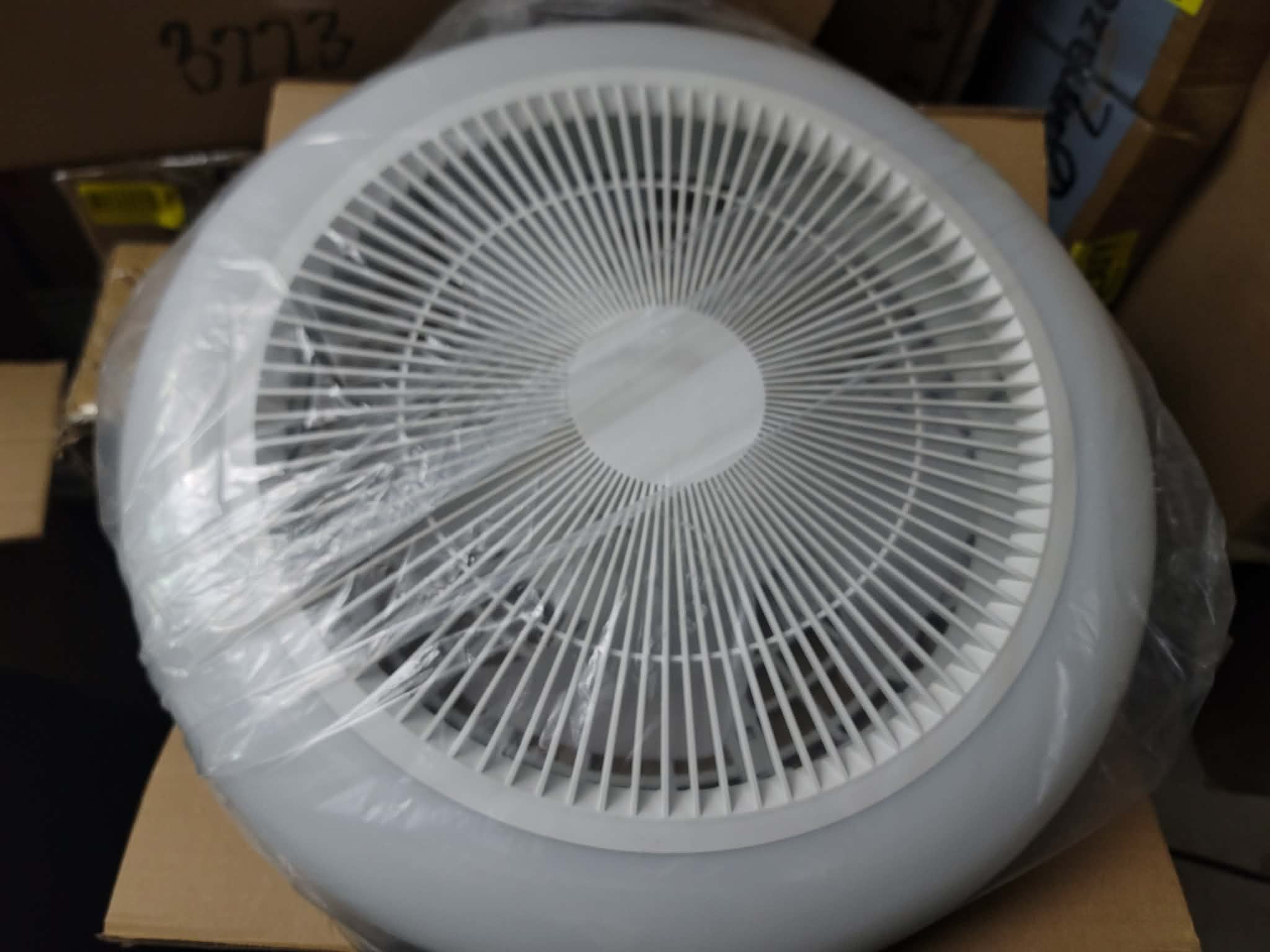 18'' Bladeless Ceiling Fan with RGB LED Light, Low Profile Flush Mount Ceiling Fan - Image 4