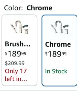 Alternative view of Brass Roman Tub Faucet with Handheld Sprayer, Deck Mount Bathtub Faucet with Hand Shower, 3 Hole Waterfall Faucet with 360 Spout, Single Handle Tub Filler with 8 GPM High Flow, Chrome