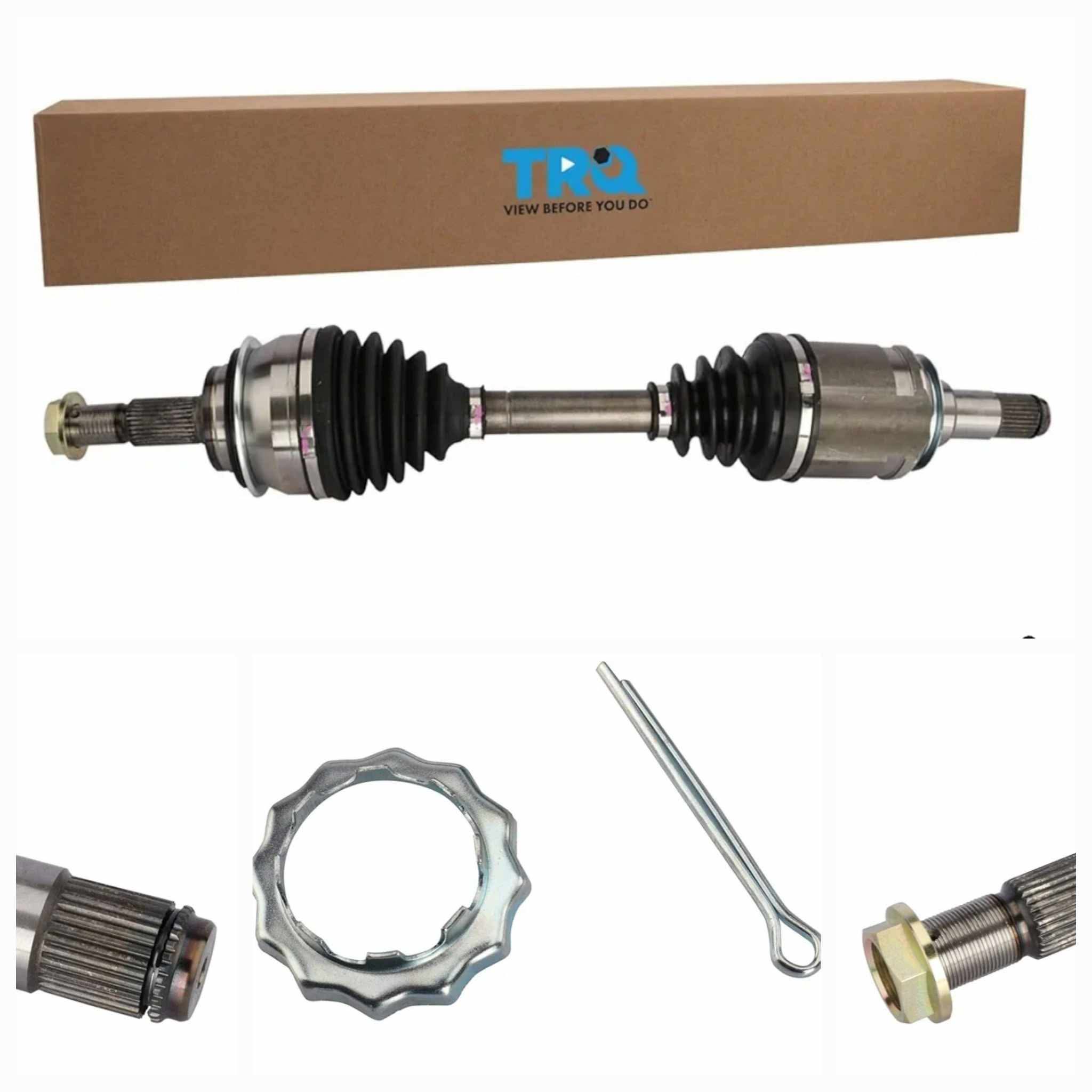 TRQ Front Driver or Passenger Side CV Axle Assembly Neoprene - Image 10