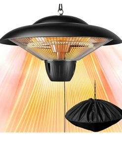 Patio Heater for Outdoor Use 1500W Electric Infrared Hanging Heater