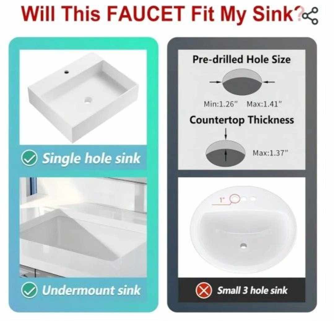 Matte Black Utility Bathroom Faucet with Pull Out Sprayer - Single Handle Vessel Sink Faucets for Sink 1 Hole - Image 9