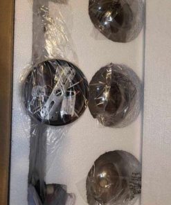 Alternative view of 3-Light Vanity Light 21.26 Inch, Oil Rubbed Bronze Finish with Globe Glass Shade(G9 Base), Vanity Light Fixture