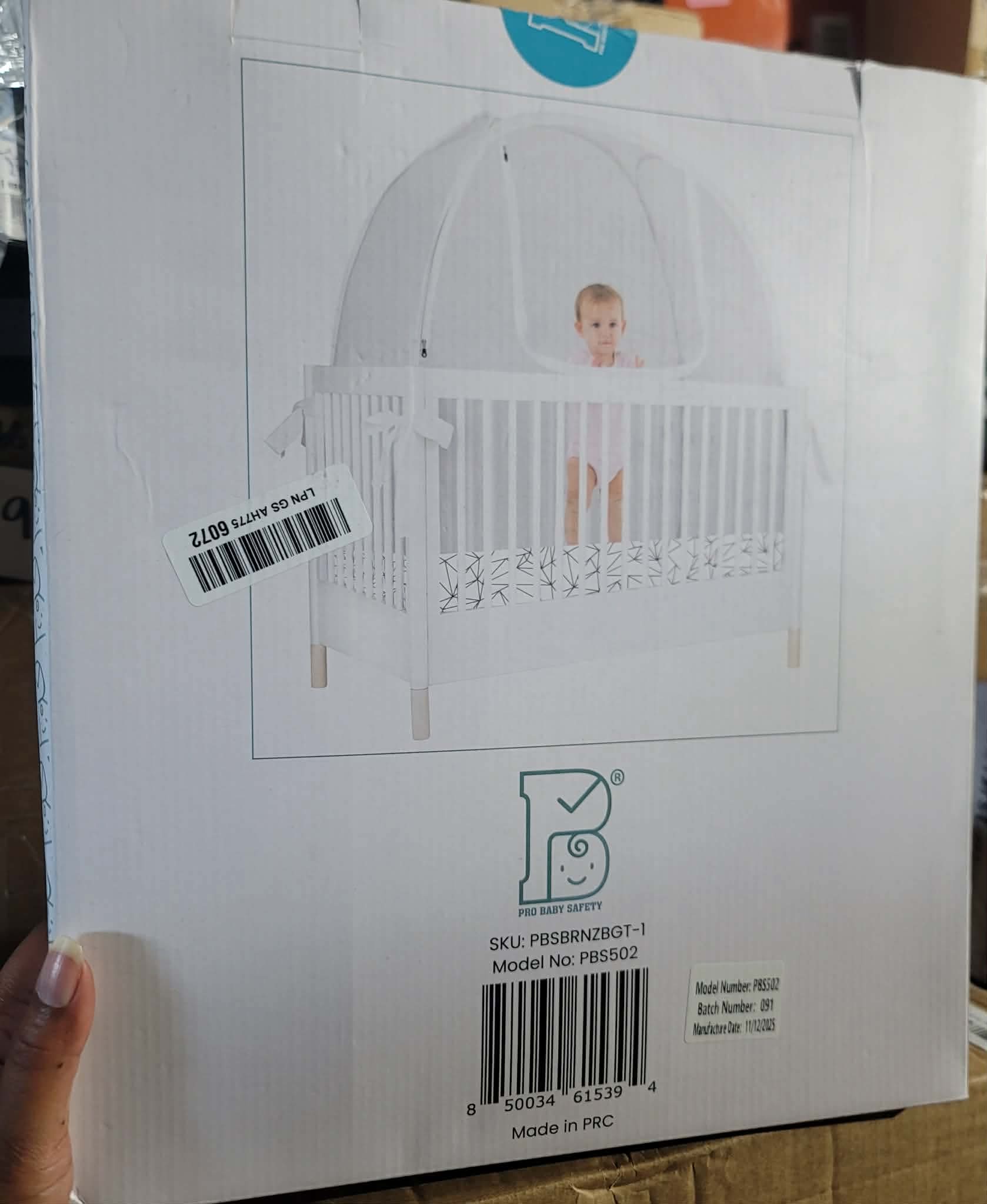 Crib Tent to Keep Baby from Climbing Out – Breathable Pop-Up Crib Net to Keep Baby in, Anti-Climb Safety Cover - Image 10