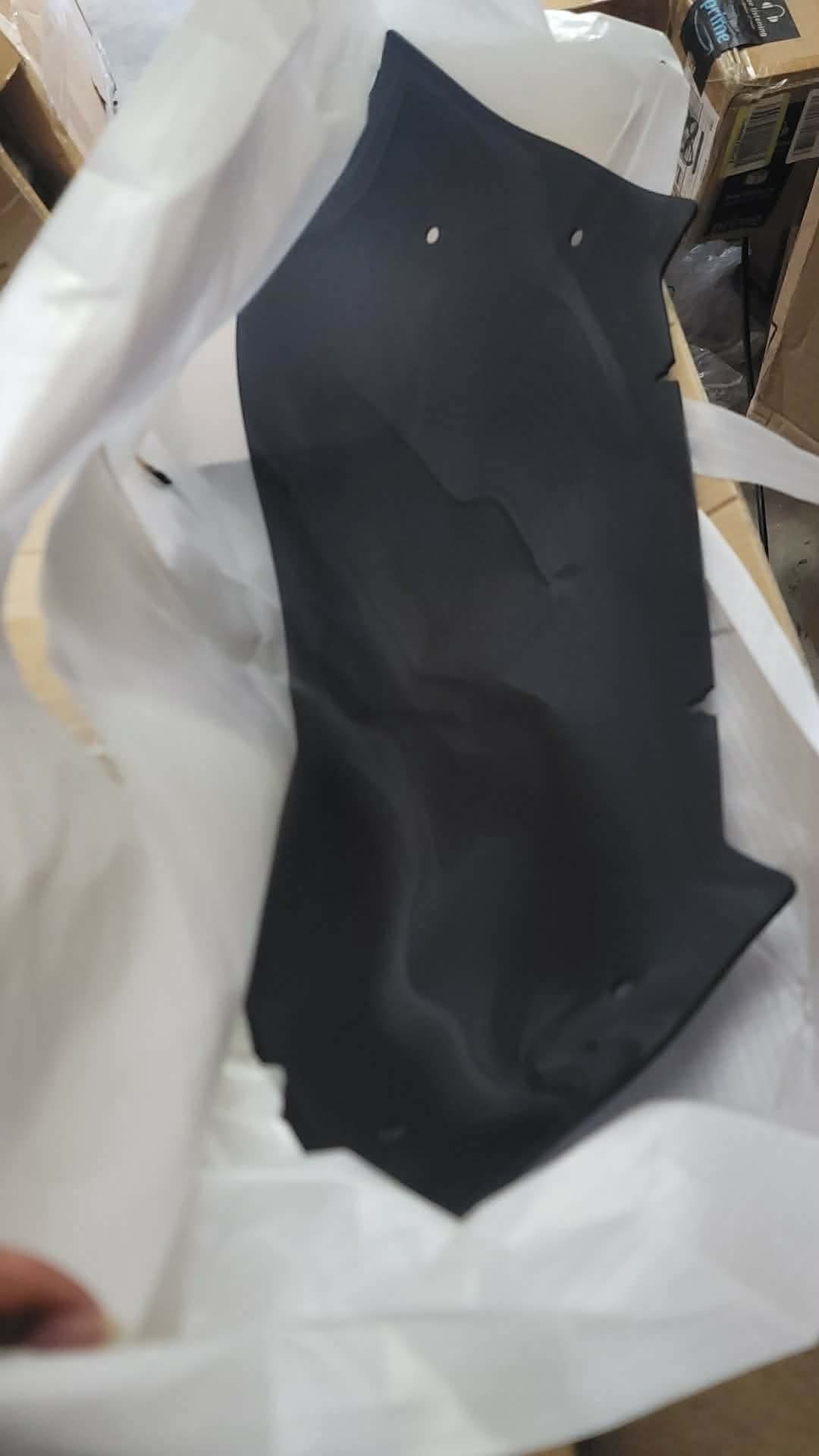 Road Glide Windshield 13.5" Wave Fairing Windscreen Cover for Harley, Black - Image 3