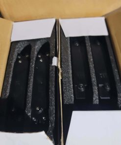 Alternative view of 4PCS 7 Inch Invisible Concealed Door Hinges 180 Degree Swing Hinge (Black)