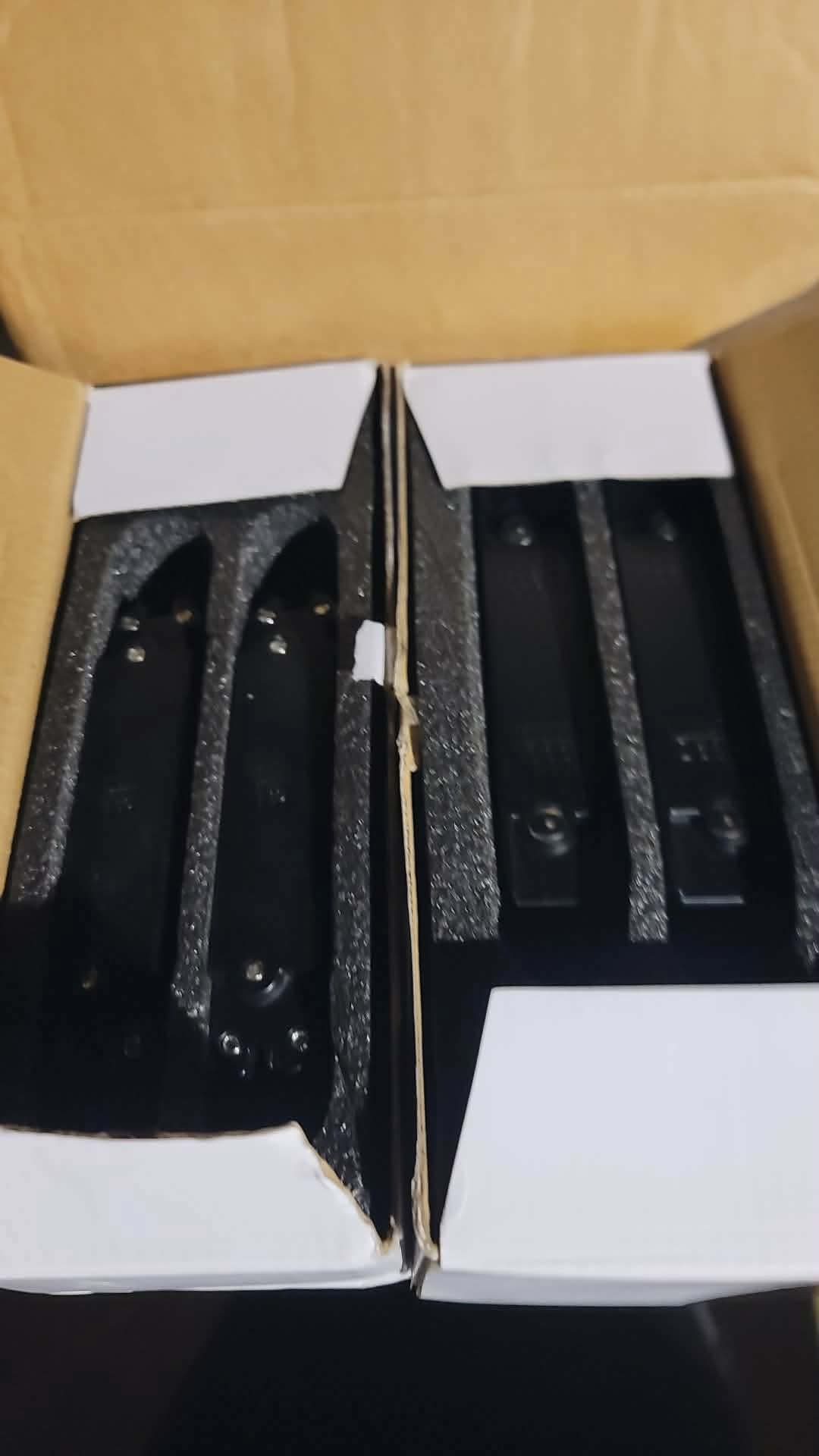 4PCS 7 Inch Invisible Concealed Door Hinges 180 Degree Swing Hinge (Black) - Image 2
