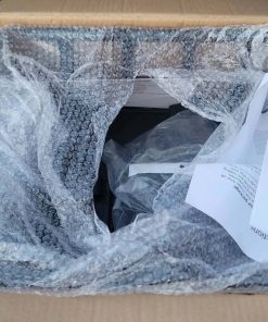 Alternative view of Bike Basket Rear, Large Bicycle Basket with Cargo Net, Liner and Waterproof Cover
