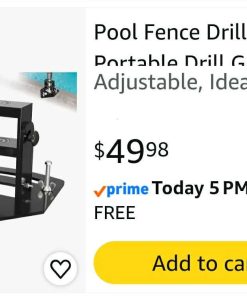 Alternative view of Pool Fence Drill Guide, Portable Drill Guide, Anchor Hole Size 5/8"