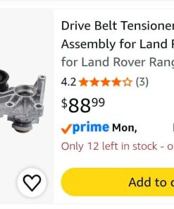 Alternative view of Drive Belt Tensioner Idler Assembly for Land Rover, Range Rover