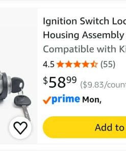 Alternative view of Ignition Switch Lock Cylinder Housing Assembly w/Key