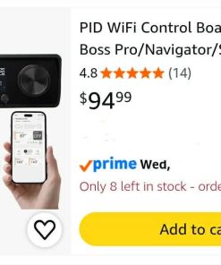 Alternative view of PID WiFi Control Board for Pit Boss Pro/Navigator/Sportsman