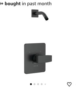 Delta T14267-LHD-PP Modern Shower Only Trim Package - Less Shower Head - Matte Black