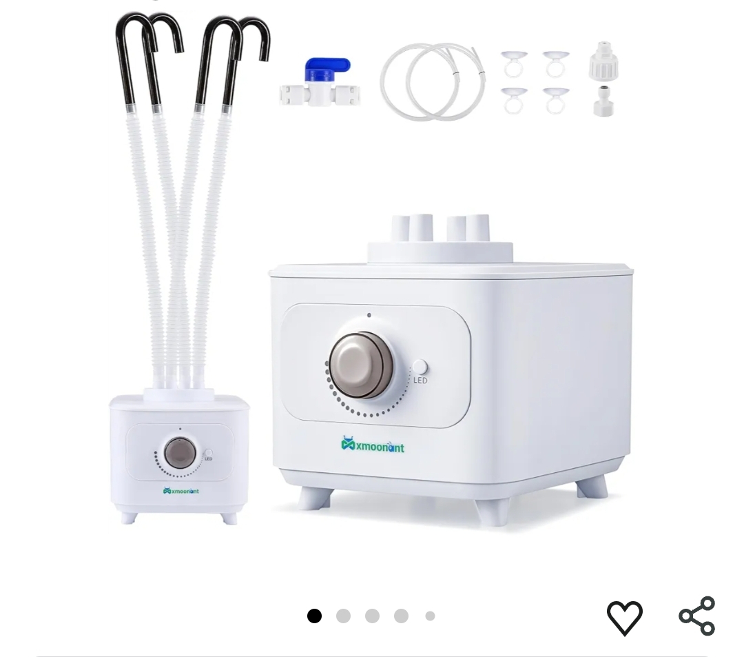 Ultrasonic Humidifier 0-600ml/H, Auto Water Filling, 4 Outputs