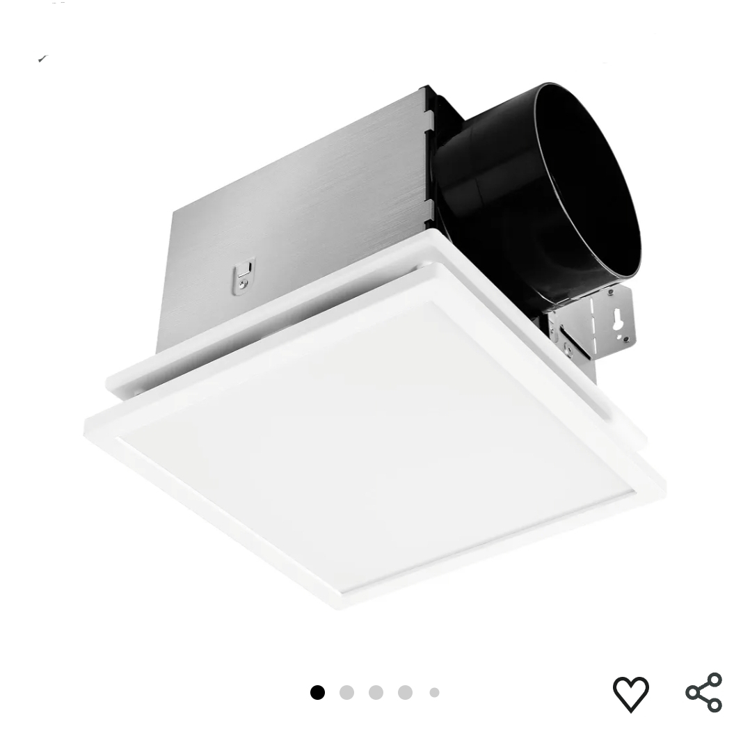 Bathroom Exhaust Fan with Light And Night Light,150 CFM