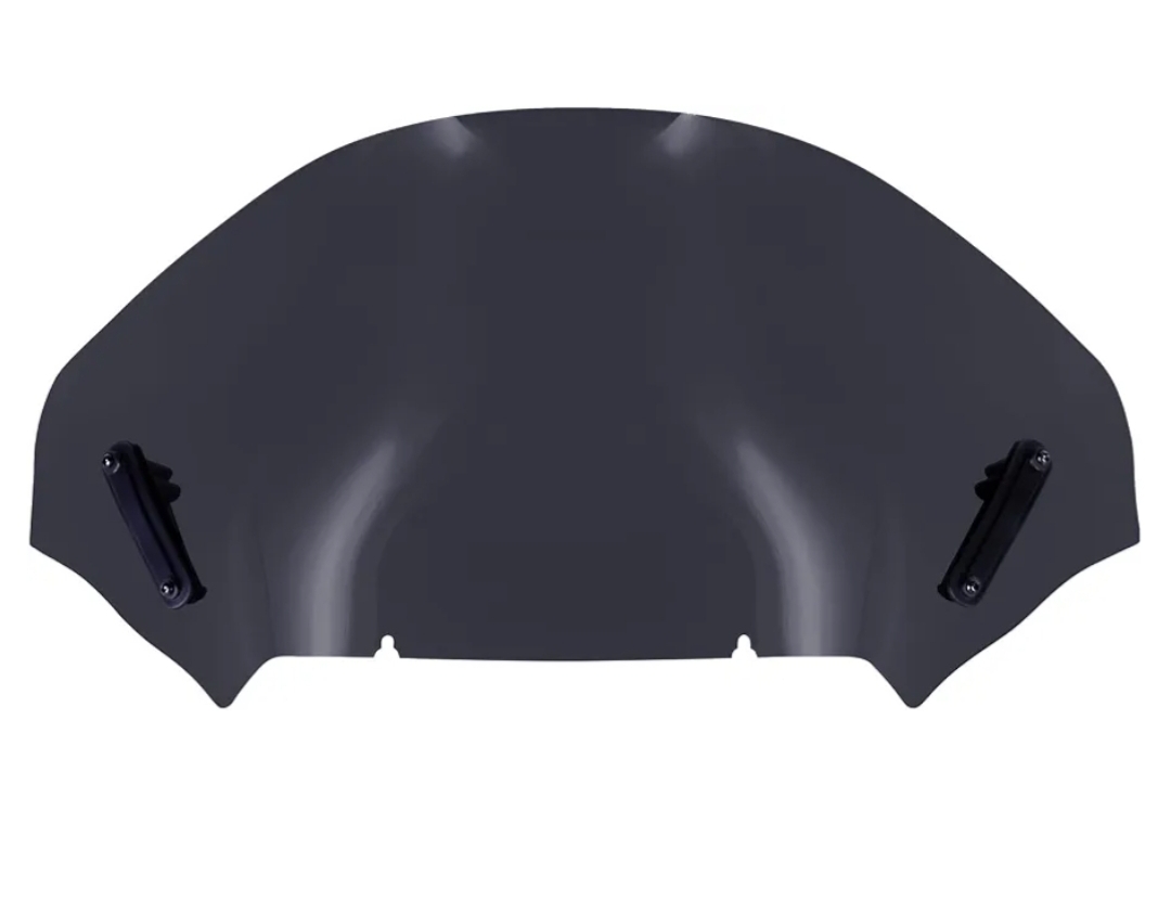 Road Glide Windshield 13.5" Wave Fairing Windscreen Cover for Harley, Black - Image 5