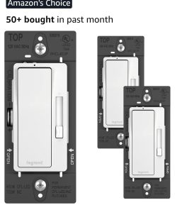 Legrand Radiant 450W LED Dimmer Light Switch 3-Way Rocker White 3-Pack
