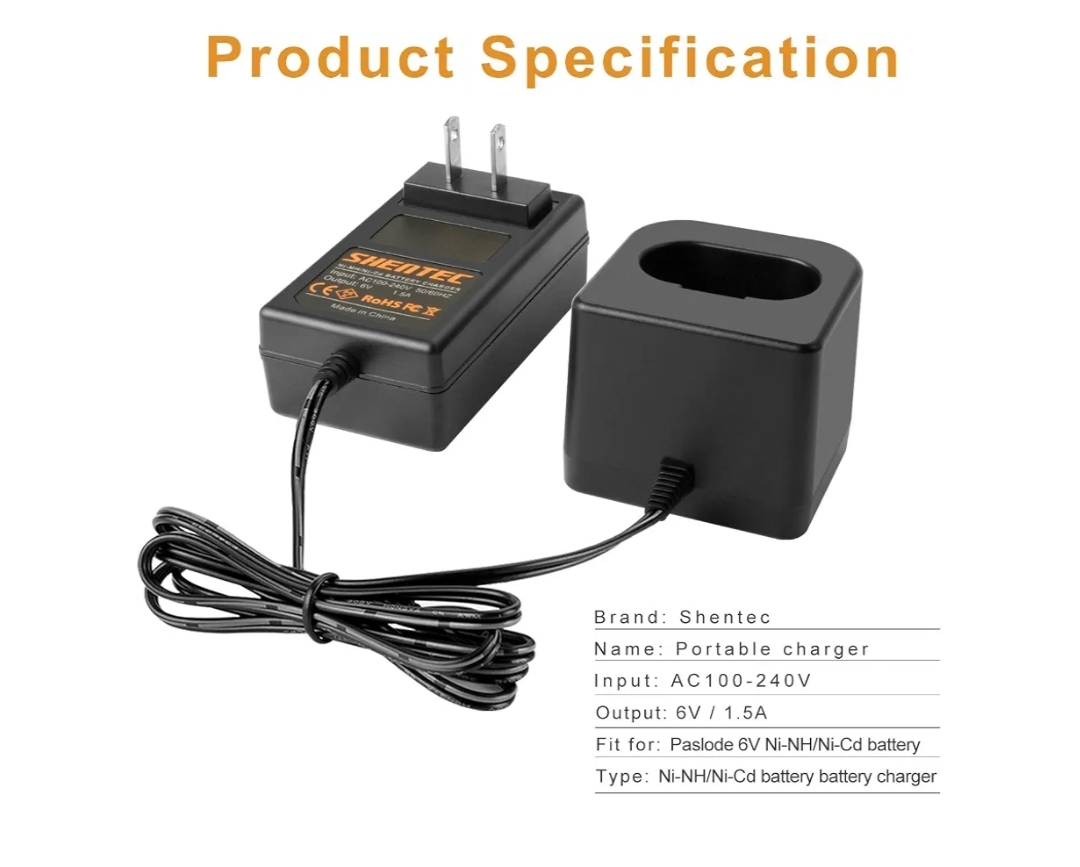 2 Pack 4.0Ah 6V Ni-Mh Battery Compatible with Paslode - Image 8