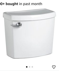 American Standard 4000101.020 Cadet 3 Flowise 12-inch Rough In Toilet Tank for Concealed Trap Bowl, 1.28 GPF, White