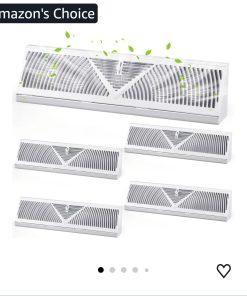 4 Pcs Baseboard Register Vent 24 Inch Duct Opening Size Baseboard Vent Covers