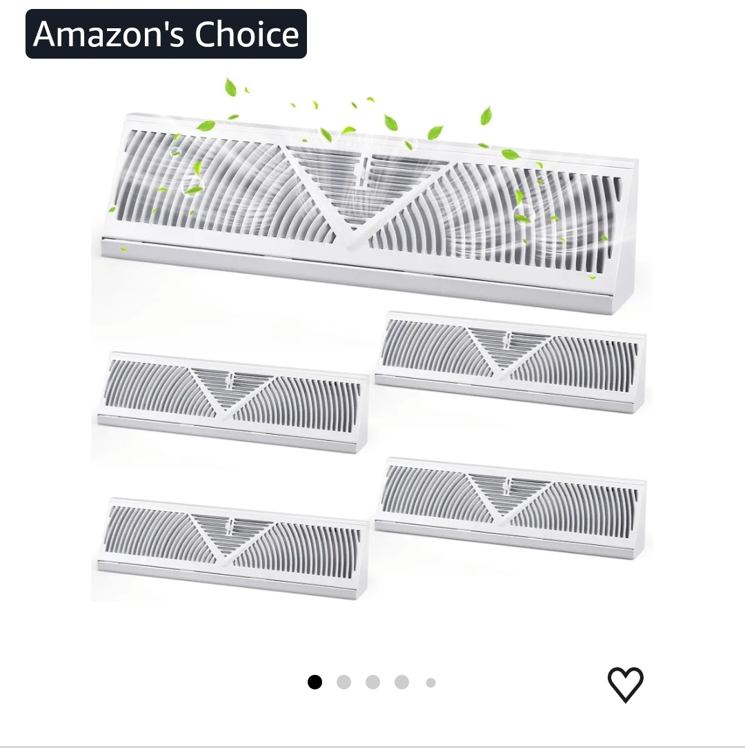 4 Pcs Baseboard Register Vent 24 Inch Duct Opening Size Baseboard Vent Covers