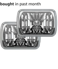 H6054 5x7 7x6 Led Headlights for Off-road, 6000K White High Brightness Headlamp